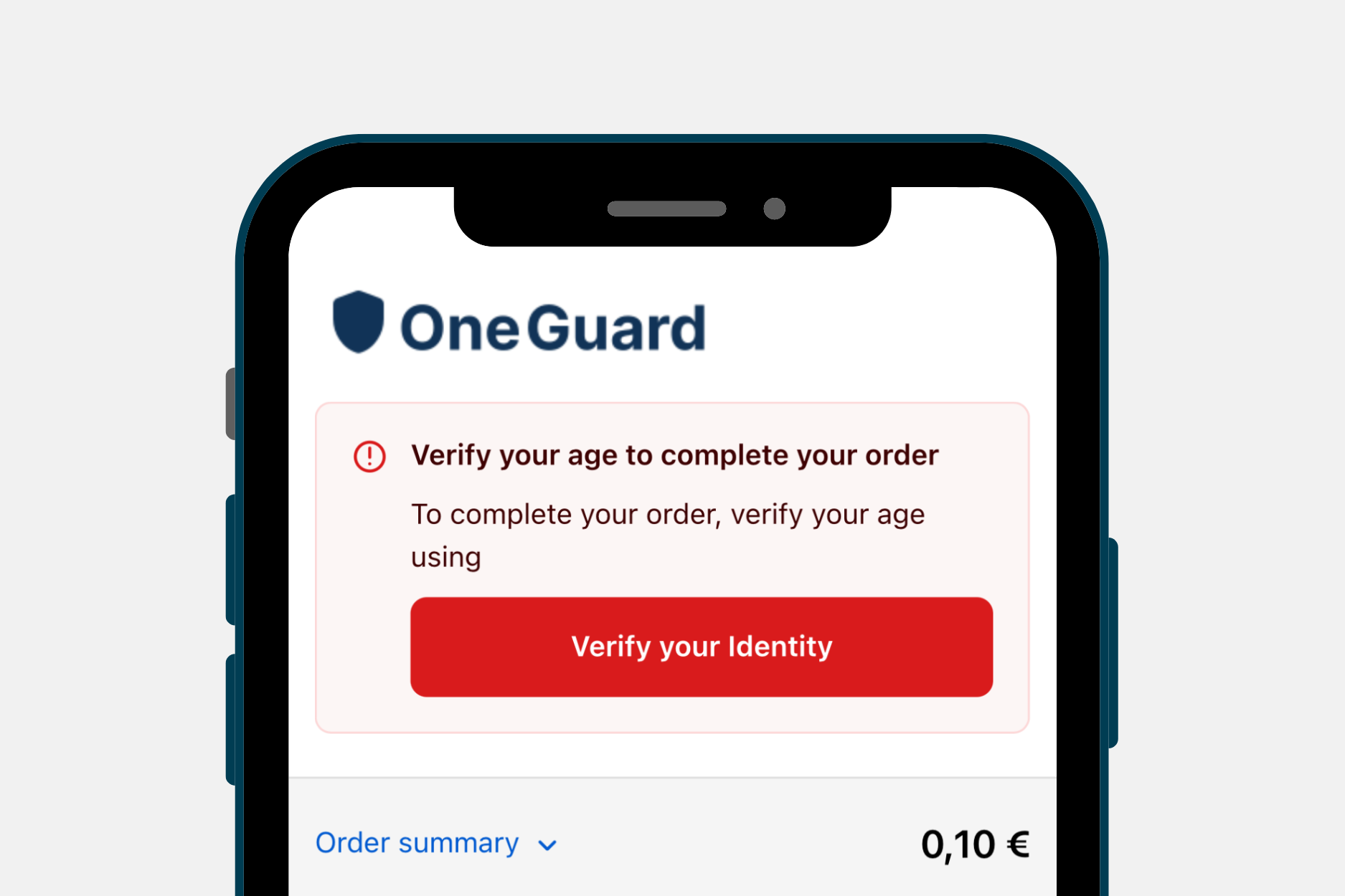 After‑sale verification